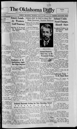 The Oklahoma Daily (Norman, Okla.), Vol. 20, No. 225, Ed. 1 Thursday, July 18, 1935