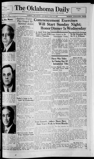 The Oklahoma Daily (Norman, Okla.), Vol. 20, No. 232, Ed. 1 Saturday, July 27, 1935