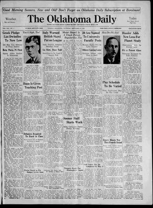 The Oklahoma Daily (Norman, Okla.), Vol. 21, No. 3, Ed. 1 Thursday, September 12, 1935