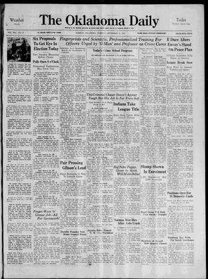 The Oklahoma Daily (Norman, Okla.), Vol. 21, No. 13, Ed. 1 Tuesday, September 24, 1935