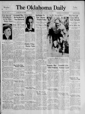 The Oklahoma Daily (Norman, Okla.), Vol. 21, No. 16, Ed. 1 Friday, September 27, 1935
