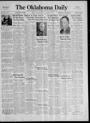 The Oklahoma Daily (Norman, Okla.), Vol. 21, No. 25, Ed. 1 Tuesday, October 8, 1935