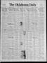 Newspaper: The Oklahoma Daily (Norman, Okla.), Vol. 21, No. 27, Ed. 1 Thursday, …