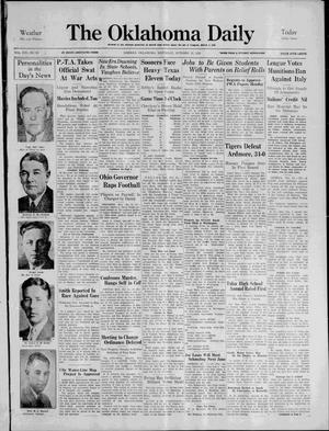 The Oklahoma Daily (Norman, Okla.), Vol. 21, No. 29, Ed. 1 Saturday, October 12, 1935