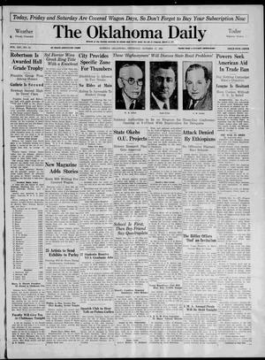 The Oklahoma Daily (Norman, Okla.), Vol. 21, No. 33, Ed. 1 Thursday, October 17, 1935