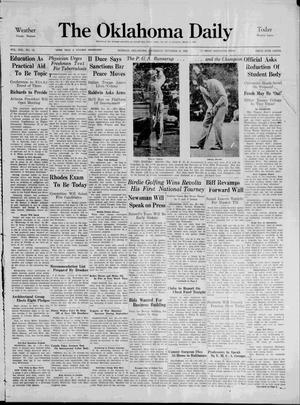 The Oklahoma Daily (Norman, Okla.), Vol. 21, No. 39, Ed. 1 Thursday, October 24, 1935