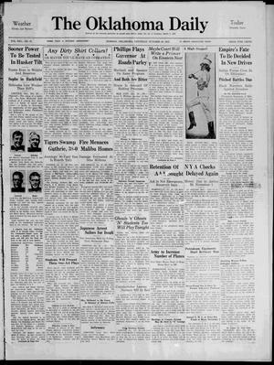 The Oklahoma Daily (Norman, Okla.), Vol. 21, No. 41, Ed. 1 Saturday, October 26, 1935