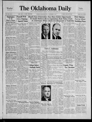 The Oklahoma Daily (Norman, Okla.), Vol. 21, No. 58, Ed. 1 Friday, November 15, 1935