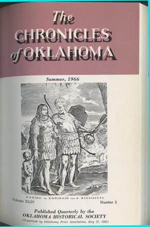 Chronicles of Oklahoma, Volume 44, Number 2, Summer 1966