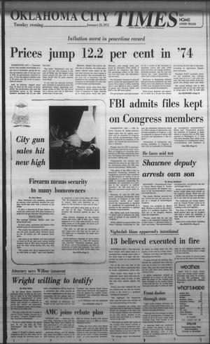 Oklahoma City Times (Oklahoma City, Okla.), Vol. 55, No. 287, Ed. 2 Tuesday, January 21, 1975