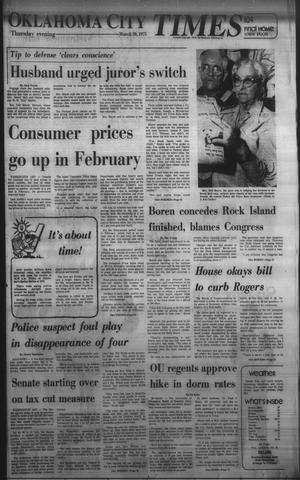Oklahoma City Times (Oklahoma City, Okla.), Vol. 56, No. 24, Ed. 1 Thursday, March 20, 1975