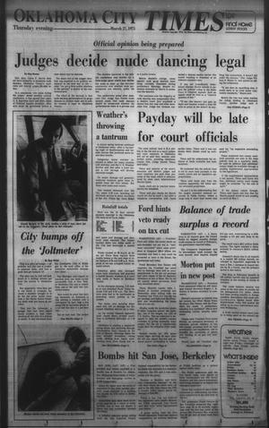 Oklahoma City Times (Oklahoma City, Okla.), Vol. 56, No. 30, Ed. 1 Thursday, March 27, 1975
