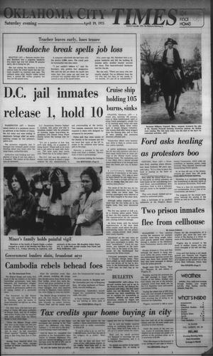 Oklahoma City Times (Oklahoma City, Okla.), Vol. 56, No. 50, Ed. 1 Saturday, April 19, 1975