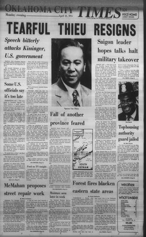 Oklahoma City Times (Oklahoma City, Okla.), Vol. 56, No. 51, Ed. 1 Monday, April 21, 1975