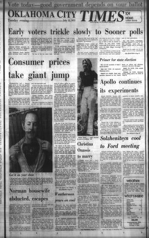 Oklahoma City Times (Oklahoma City, Okla.), Vol. 56, No. 130, Ed. 2 Tuesday, July 22, 1975