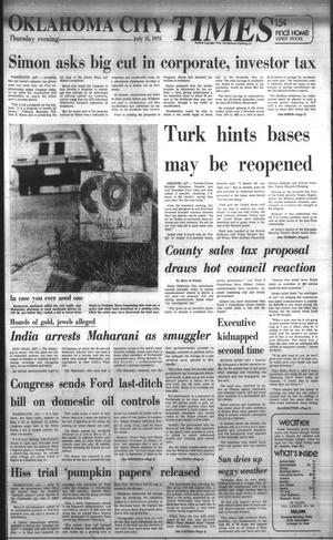 Oklahoma City Times (Oklahoma City, Okla.), Vol. 56, No. 138, Ed. 1 Thursday, July 31, 1975