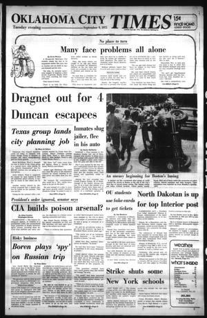 Primary view of object titled 'Oklahoma City Times (Oklahoma City, Okla.), Vol. 85, No. 172, Ed. 1 Tuesday, September 9, 1975'.