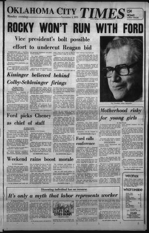 Oklahoma City Times (Oklahoma City, Okla.), Vol. 86, No. 218, Ed. 2 Monday, November 3, 1975