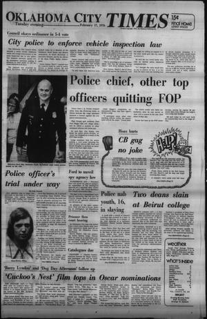 Oklahoma City Times (Oklahoma City, Okla.), Vol. 86, No. 310, Ed. 1 Tuesday, February 17, 1976