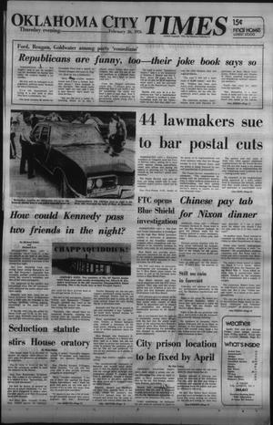 Primary view of object titled 'Oklahoma City Times (Oklahoma City, Okla.), Vol. 87, No. 5, Ed. 1 Thursday, February 26, 1976'.