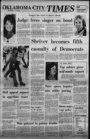 Oklahoma City Times (Oklahoma City, Okla.), Vol. 87, No. 26, Ed. 1 Monday, March 22, 1976