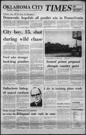 Oklahoma City Times (Oklahoma City, Okla.), Vol. 87, No. 57, Ed. 1 Tuesday, April 27, 1976