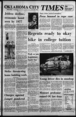 Primary view of object titled 'Oklahoma City Times (Oklahoma City, Okla.), Vol. 87, No. 95, Ed. 1 Thursday, June 10, 1976'.