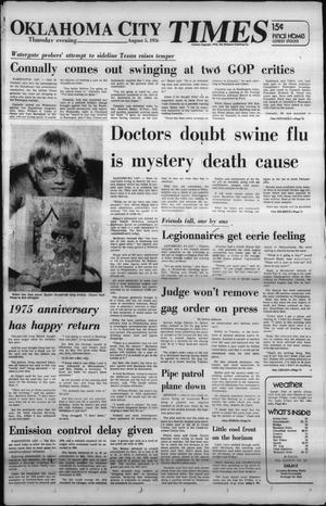Oklahoma City Times (Oklahoma City, Okla.), Vol. 87, No. 143, Ed. 1 Thursday, August 5, 1976
