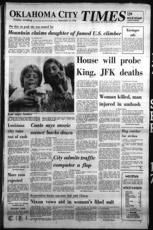 Oklahoma City Times (Oklahoma City, Okla.), Vol. 87, No. 180, Ed. 1 Friday, September 17, 1976
