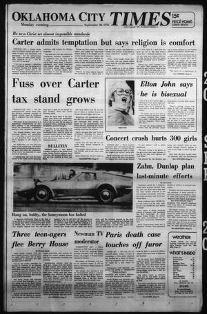 Oklahoma City Times (Oklahoma City, Okla.), Vol. 87, No. 182, Ed. 1 Monday, September 20, 1976
