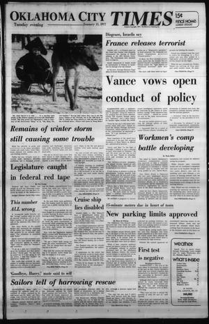 Oklahoma City Times (Oklahoma City, Okla.), Vol. 87, No. 279, Ed. 1 Tuesday, January 11, 1977