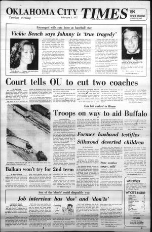 Oklahoma City Times (Oklahoma City, Okla.), Vol. 87, No. 297, Ed. 1 Tuesday, February 1, 1977