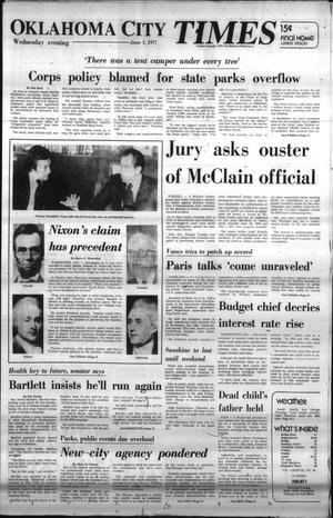 Oklahoma City Times (Oklahoma City, Okla.), Vol. 88, No. 86, Ed. 1 Wednesday, June 1, 1977