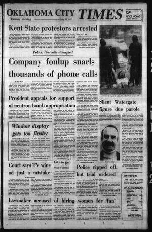 Oklahoma City Times (Oklahoma City, Okla.), Vol. 88, No. 121, Ed. 1 Tuesday, July 12, 1977