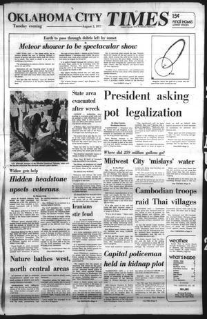 Primary view of Oklahoma City Times (Oklahoma City, Okla.), Vol. 58, No. 139, Ed. 1 Tuesday, August 2, 1977