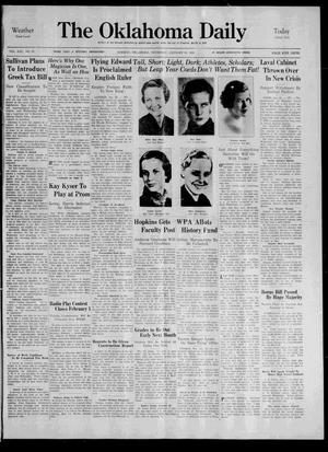 The Oklahoma Daily (Norman, Okla.), Vol. 21, No. 99, Ed. 1 Thursday, January 23, 1936