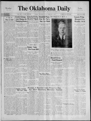 The Oklahoma Daily (Norman, Okla.), Vol. 21, No. 114, Ed. 1 Sunday, February 16, 1936