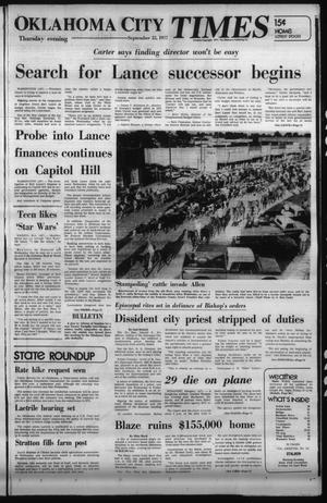 Oklahoma City Times (Oklahoma City, Okla.), Vol. 88, No. 183, Ed. 2 Thursday, September 22, 1977