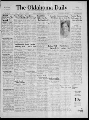 The Oklahoma Daily (Norman, Okla.), Vol. 21, No. 135, Ed. 1 Thursday, March 12, 1936