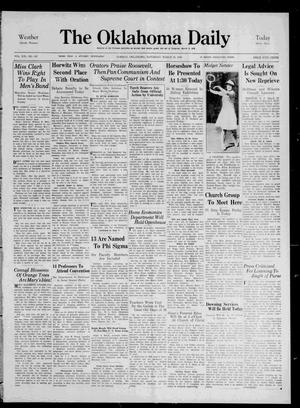 The Oklahoma Daily (Norman, Okla.), Vol. 21, No. 149, Ed. 1 Saturday, March 28, 1936