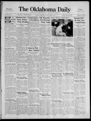 The Oklahoma Daily (Norman, Okla.), Vol. 21, No. 160, Ed. 1 Thursday, April 16, 1936
