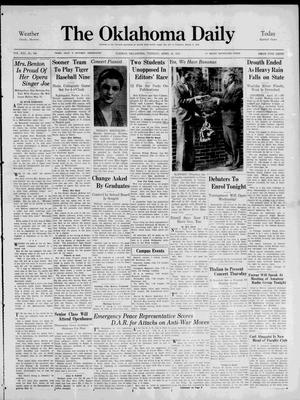 The Oklahoma Daily (Norman, Okla.), Vol. 21, No. 170, Ed. 1 Tuesday, April 28, 1936
