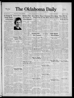 Primary view of The Oklahoma Daily (Norman, Okla.), Vol. 21, No. 184, Ed. 1 Thursday, May 14, 1936