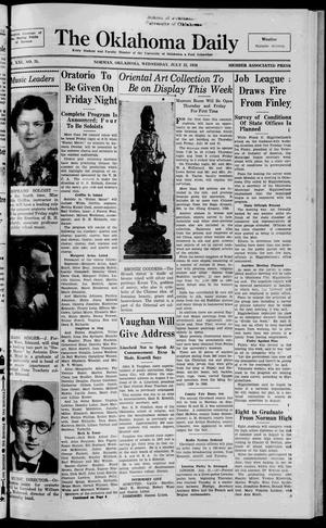The Oklahoma Daily (Norman, Okla.), Vol. 21, No. 227, Ed. 1 Wednesday, July 22, 1936