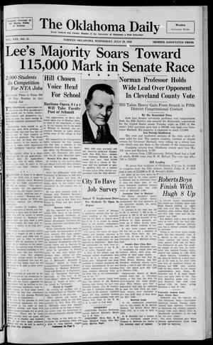 The Oklahoma Daily (Norman, Okla.), Vol. 21, No. 232, Ed. 1 Wednesday, July 29, 1936
