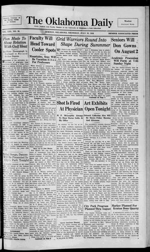 The Oklahoma Daily (Norman, Okla.), Vol. 21, No. 233, Ed. 1 Thursday, July 30, 1936