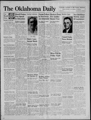 The Oklahoma Daily (Norman, Okla.), Vol. 22, No. 7, Ed. 1 Wednesday, September 16, 1936