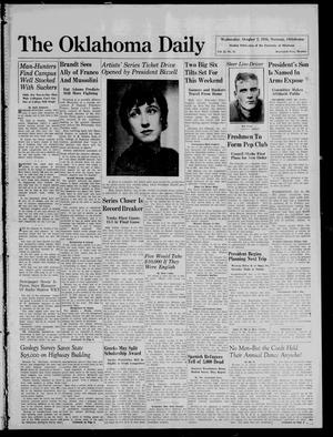 The Oklahoma Daily (Norman, Okla.), Vol. 22, No. 25, Ed. 1 Wednesday, October 7, 1936