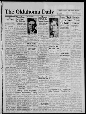 The Oklahoma Daily (Norman, Okla.), Vol. 22, No. 29, Ed. 1 Sunday, October 11, 1936