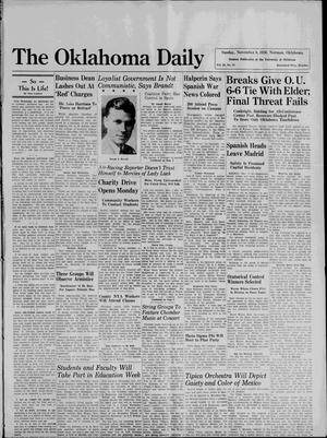 The Oklahoma Daily (Norman, Okla.), Vol. 22, No. 53, Ed. 1 Sunday, November 8, 1936